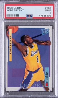 1996 Fleer Ultra #266 Kobe Bryant Rookie Card - PSA MINT 9